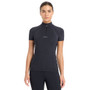 LeMieux Ladies Mia Mesh Short Sleeve Base Layer in Navy - Front