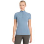 LeMieux Ladies Mia Mesh Short Sleeve Base Layer in Ice Blue - Front