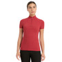LeMieux Ladies Mia Mesh Short Sleeve Base Layer in Chilli - Front
