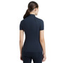 LeMieux Ladies Classique Short Sleeve Base Layer in Navy - Back