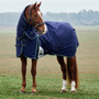 WeatherBeeta ComFiTec Plus Dynamic Detach-A-Neck Turnout Rug 100g In Navy - Lifestyle