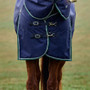 WeatherBeeta ComFiTec Plus Dynamic Detach-A-Neck Turnout Rug 0g In Navy - Front