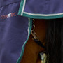 WeatherBeeta Comfitec Plus Dynamic High Neck Turnout Rug 220g in Navy - Tail Flap and Fillet