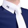 Premier Equine Mens Rubato Short Sleeve Show Shirt  collar