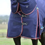WeatherBeeta ComFiTec Essential Detach-A-Neck Turnout Rug 50g In Navy - Front