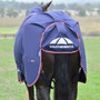 WeatherBeeta ComFiTec Essential Detach-A-Neck Turnout Rug 50g In Navy - Tail Flap