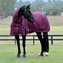 WeatherBeeta ComFiTec Essential Combo Turnout Rug 50g In Burgundy