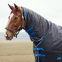 WeatherBeeta Comfitec Tyro Combo Turnout Rug 220g In Black/Cobalt - Combo Neck