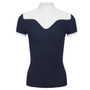 LeMieux Ladies Emily Short Sleeve Show Shirt - Navy - Front