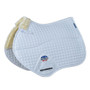 WeatherBeeta Prime Air-Tec Comfy Fleece Jump Shaped Saddle Pad - White