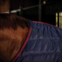 WeatherBeeta ComFiTec 210D Channel Quilt Stable Rug 220g in Navy/Burgundy