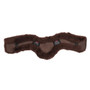 LeMieux Merino+ Anatomic Jumping Girth Cover in Brown - Front