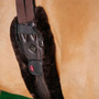 LeMieux Merino+ Anatomic Jumping Girth Cover in Brown - Lifestyle Detail