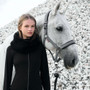 LeMieux Aspen Headcollar in Herringbone - Lifestyle