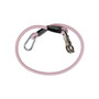 Kentucky Horsewear Silicone Box and Lead Cross Ties in Old Rose