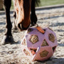 Kentucky Horsewear Relax Horse Play and Hay Ball in Old Rose