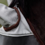 Kentucky Horsewear Classic Fly Mask with Ears in Silver - Ear Detail