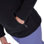 Aubrion Ladies React Half Zip Fleece in Shadow - Pocket