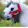 LeMieux Toy Pony Christmas Headcollar and Leadrope in Red - Lifestyle