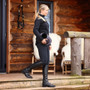 Aubrion Ladies React Winter Rider Tights in Shadow - Lifestyle