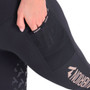 Ladies React Non Stop Riding Tights - Shadow -Pocket