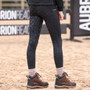 Aubrion Young Rider React Winter Riding Tights - Shadow -Lifestyle