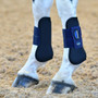 WeatherBeeta Tough-Tec Prime Open Front Boots In Navy