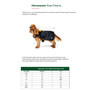 Horseware Ionic Therapy Dog Coat 50g - Size Guide