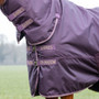 Typhoon Combo Turnout Rug 100g in Black Cherry - Front Detail