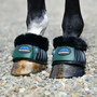 WeatherBeeta Tough-Tec Prime Fleece Trim Rubber Bell Boots In Forest Green