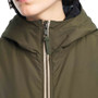 Aigle Warm Padded Rainpack in Avocat - Zip Detail