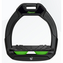 Flex-On Safe-On Childrens Stirups with Inclined Ultra Grip Black/Green