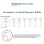 Horseware Pony Cavesson Bridle - Size Guide