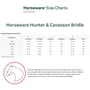 Horseware Cavesson Bridle - Size Guide
