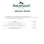 Horseware Micklem Deluxe Competition Bridle - Size Guide