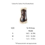 Premier Equine Carbon Pro Techno Wool Tendon Boots Size Guide