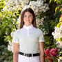 LeMieux Young Rider Eva Short Sleeve Show Shirt - Pistachio