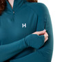 Horseware Ladies Strive Winter Quarter Zip Top - Thumb Hole