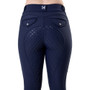 Horseware Ladies Flexfit Full Seat Winter Breeches - Navy Back