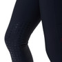 Horseware Ladies Optifit Knee Grip Winter Riding Tights - Black Knee Detail