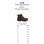 Premier Equine Borelli Waterproof Zipped Boots Size Guide