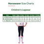 Horseware Childrens Riding Tights - Size Guide