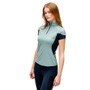 Horseware Ladies Stamina Short Sleeve Quarter Zip Top - Sage