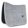 Kentucky Horsewear Basic Velvet Dressage Saddle Pad in Grey