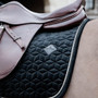 Kentucky Horsewear Basic Velvet Show Jumping Saddle Pad - Black