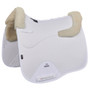 Premier Equine Close Contact Airtechnology Shockproof Wool Dressage Saddle Pad in White