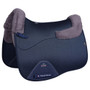 Premier Equine Close Contact Airtechnology Shockproof Wool Dressage Saddle Pad in Navy