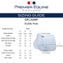 Premier Equine Saddle Pad Size Guide