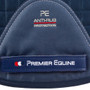 Premier Equine Close Contact Tech Grip Pro Anti-Slip GP Saddle Pad in Navy - Girth Strap