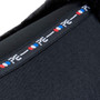 Premier Equine Close Contact Air-Tech Shockproof Merino Wool General Purpose Saddle Pad - Black/Black Wool - Spine Detail